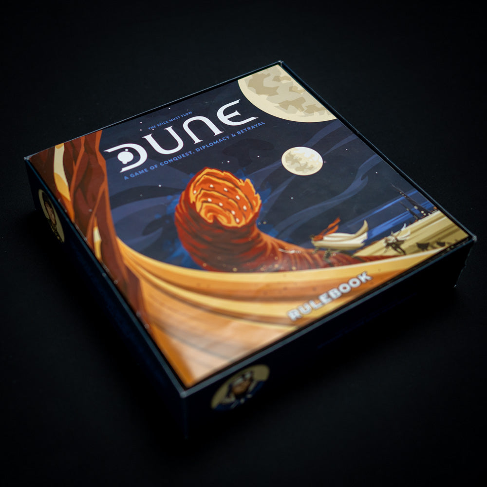 Top view of Laserox insert for Dune board game