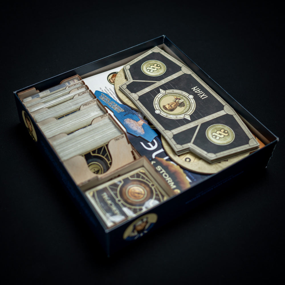 Laserox insert close-up highlighting craftsmanship and compartments