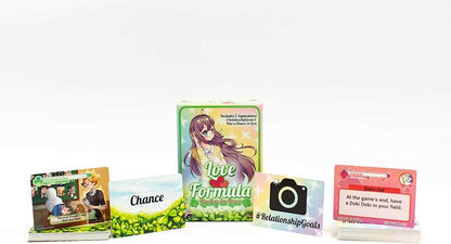 Alternate angle of Love Formula: Lucky in Love box with anime-style design