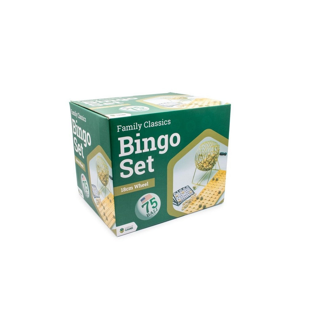 Let's Play Games - Classics Bingo Set US Edition: 75 Balls - 18 cm Size - Good Games