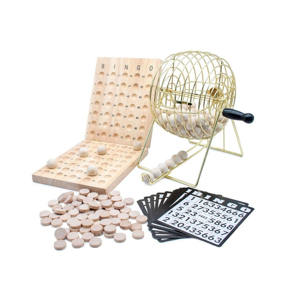 Let's Play Games - Classics Bingo Set US Edition: 75 Balls - 18 cm Size - Good Games