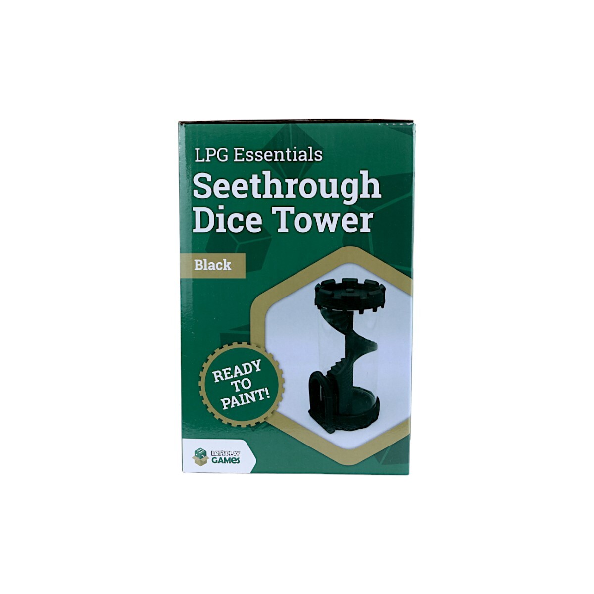 LPG Seethrough Dice Tower - Black - Good Games
