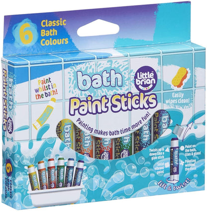 Little Brian - Bath Paint Sticks 6pk