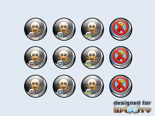 Infinity Tokens: Deployables #2 (12) - Good Games