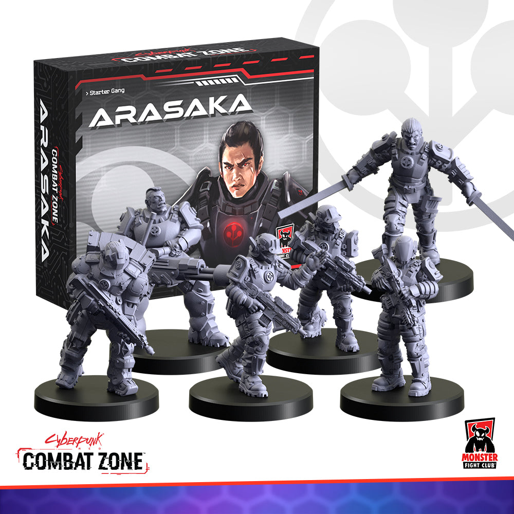Cyberpunk RED: Combat Zone: Arasaka Faction Starter Box - Good Games