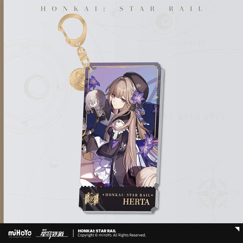 Honkai: Star Rail Herta Rectangle Keychain - Good Games