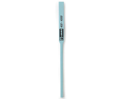 A light blue AMMO sanding stick with '400 - 4000' grit ratings printed vertically.