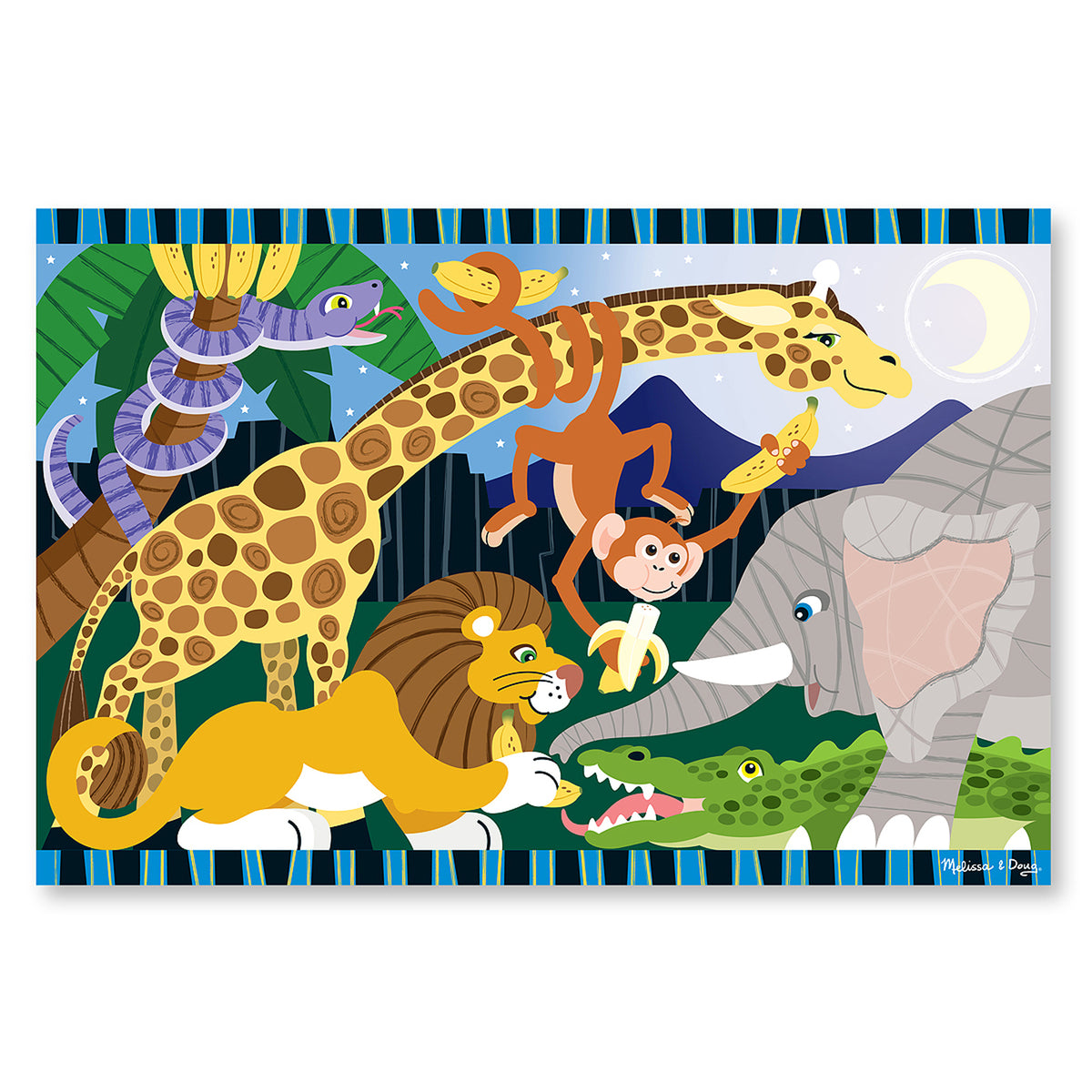 M&D - Safari Social Floor Puzzle - 24 Piece