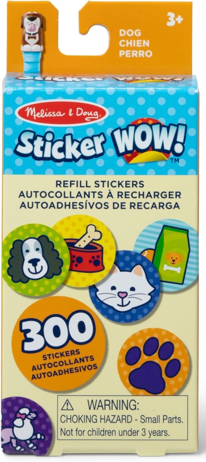 Melissa and Doug - Sticker WOW! Refill Stickers - Pets - Good Games