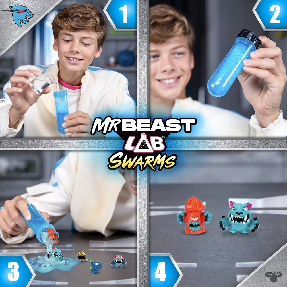 Moose Toys - Mr Beast Lab Biomites S1 Mega Lab Assortment - Good Games