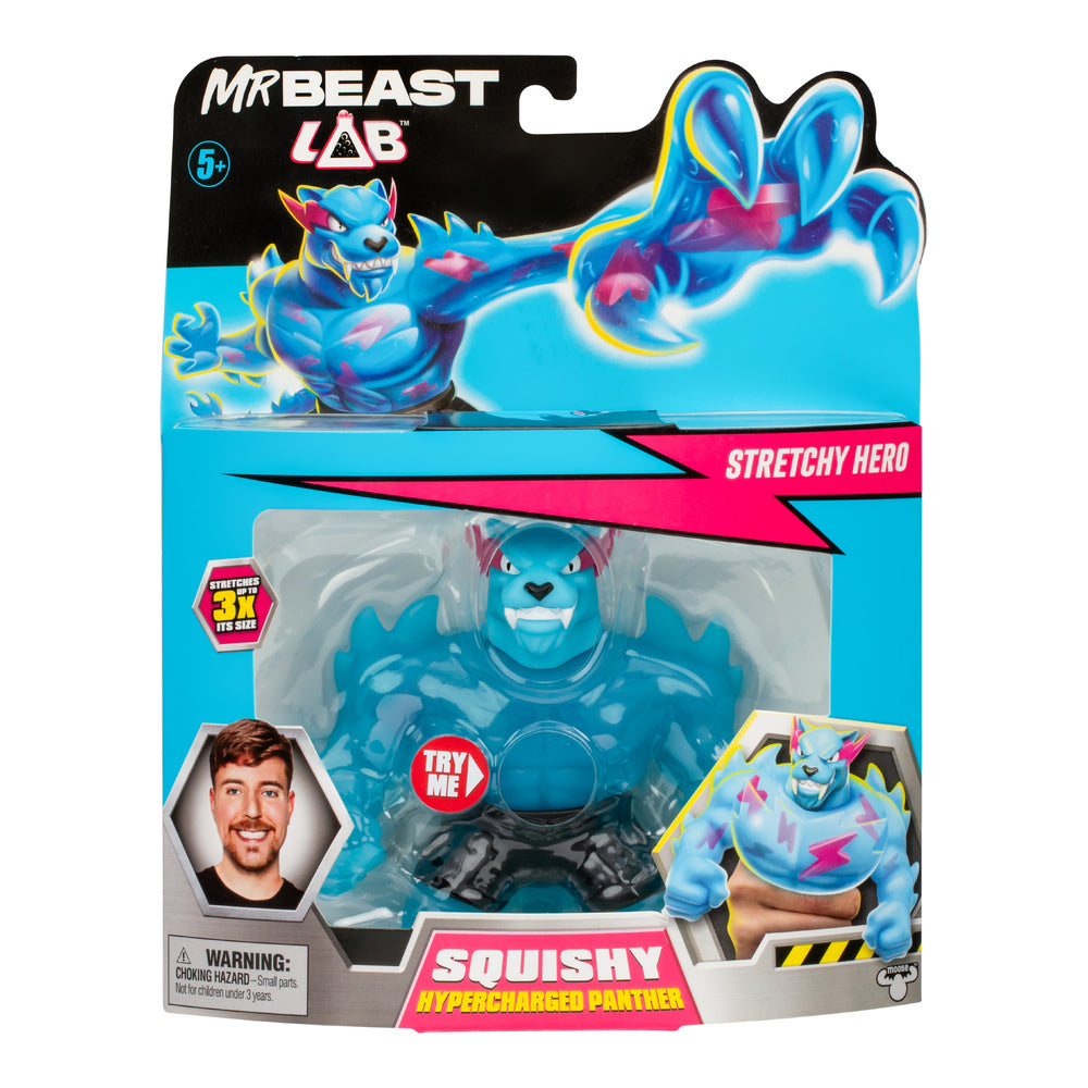 Mr Beast Lab Stretchy Squishy Hypercharged Panther Figure - Good Games