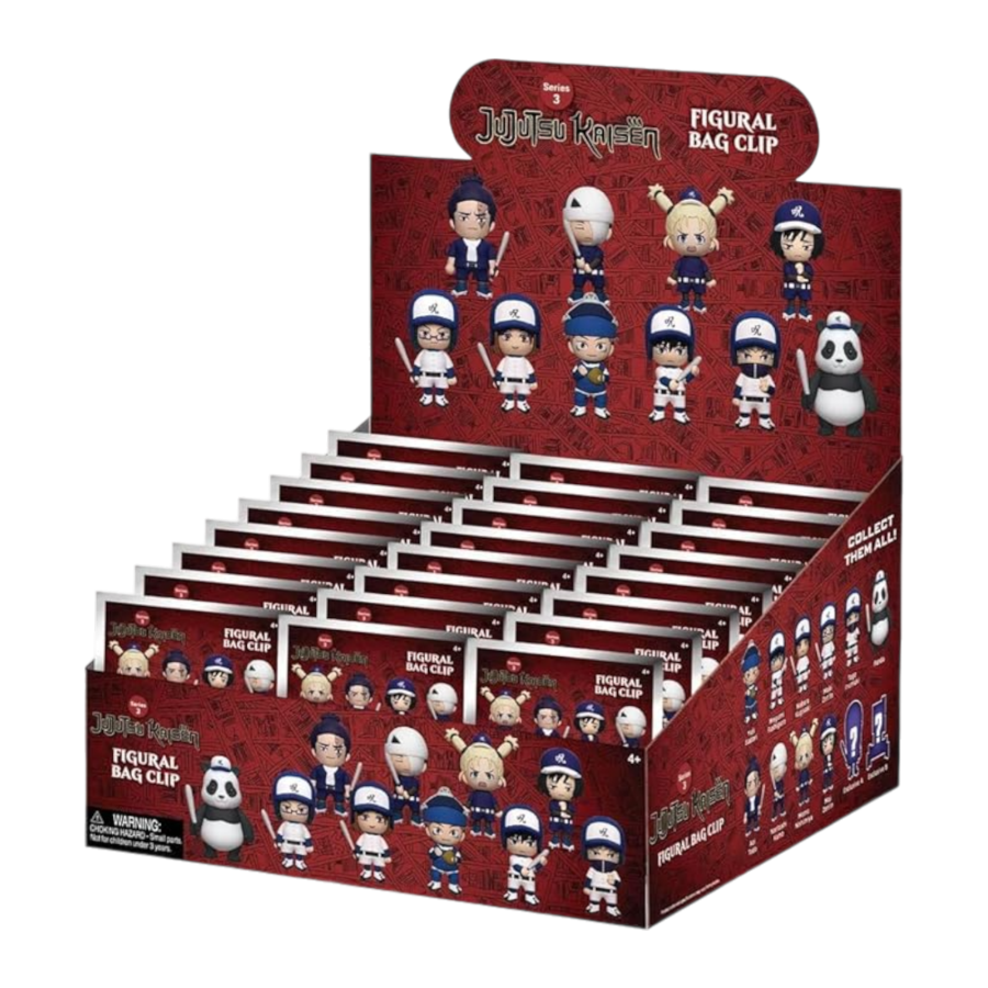 Jujutsu Kaisen - 3D PVC Bag Clips Blind Bag (Series 3)