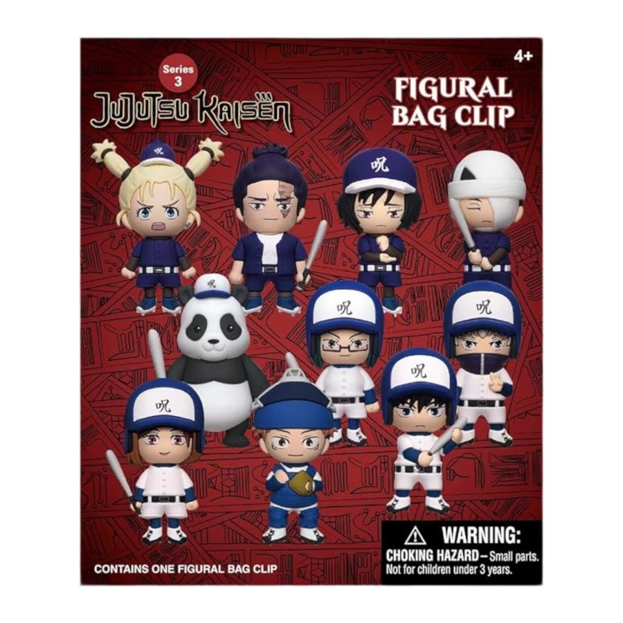 Jujutsu Kaisen - 3D PVC Bag Clips Blind Bag (Series 3)