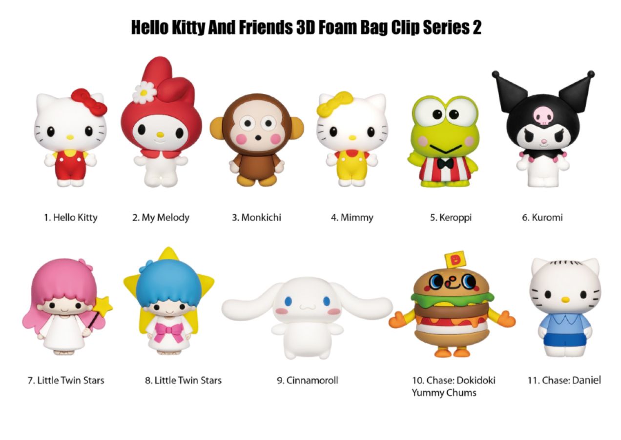 Hello Kitty - 3D PVC Bag Clips Series 2 Blind Bag - Good Games