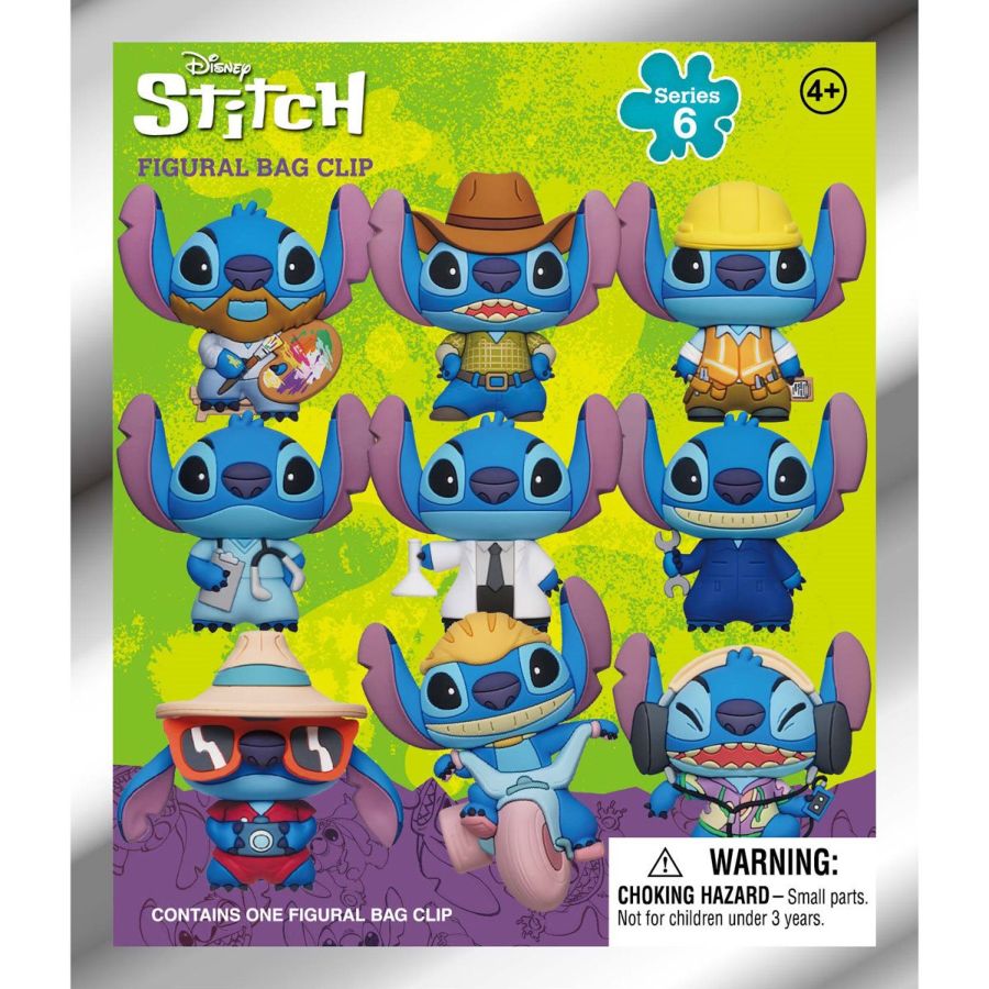 Lilo &amp; Stitch - 3D PVC Bag Clips Series 6 Blind Bag