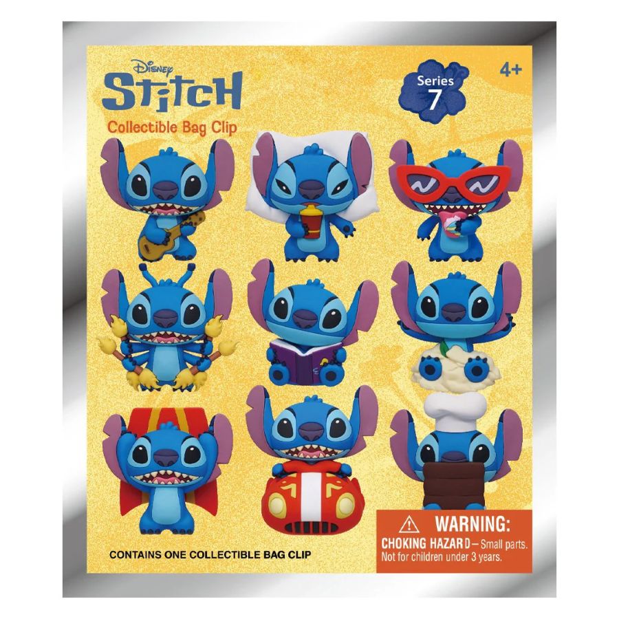 Lilo &amp; Stitch - 3D PVC Bag Clips Series 7 Blind Bag
