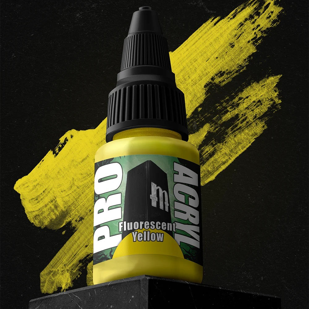 Monument Pro Acryl - Fluorescent Yellow 22ml - Good Games