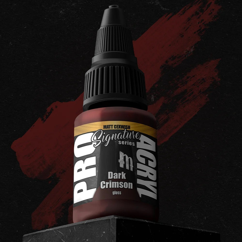 Monument Hobbies Signature Series - Matt Cexwish Dark Crimson 22ml - Good Games