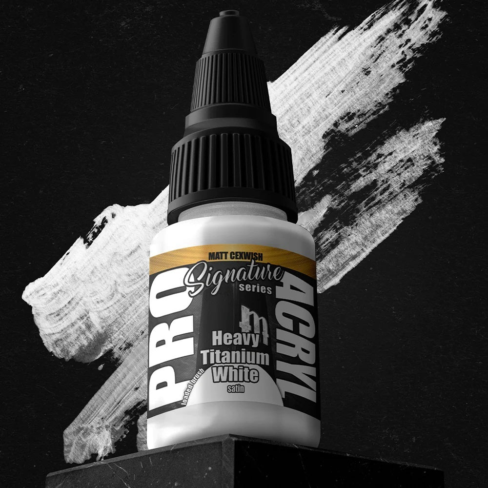 Monument Hobbies Signature Series - Matt Cexwish Heavy Titanium White 22ml - Good Games