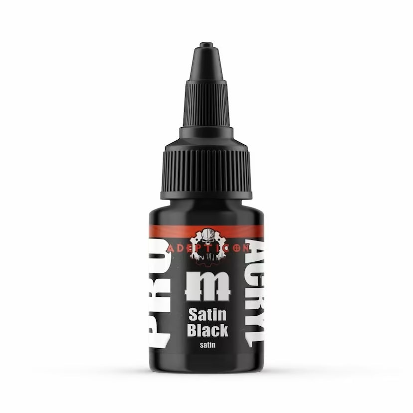 Monument Hobbies - Signature Series - Adepticon - Satin Black 22ml - Good Games