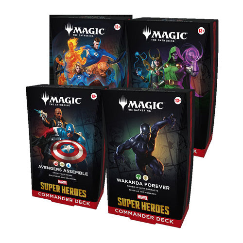 Magic: The Gathering - Marvel Super Heroes - Commander Deck Display (Preorder)