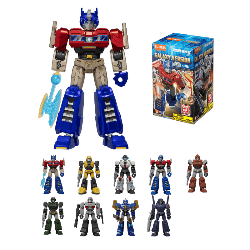 Blokees Transformers Galaxy Version 05 One collectible figure with accompanying box and other mini figures