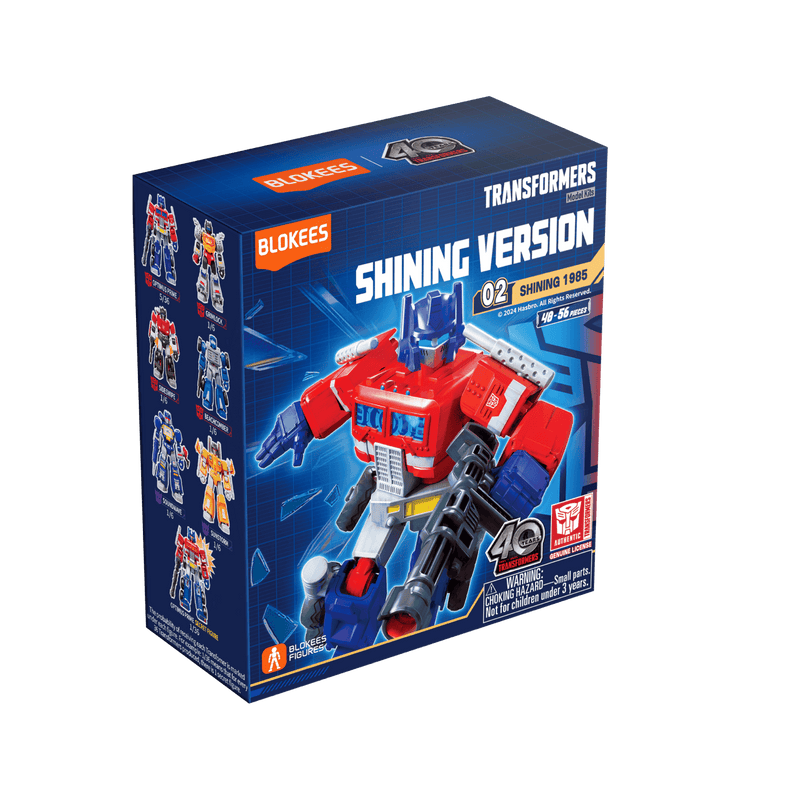 Blokees Transformers Optimus Prime Shining Version model kit box with figures