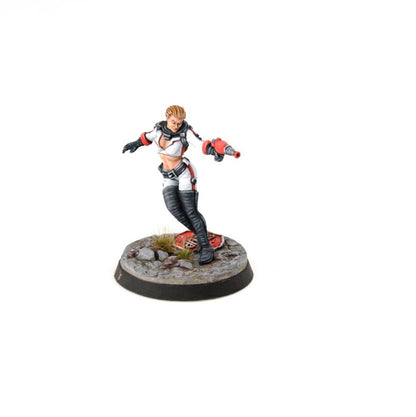 Modiphius Entertainment Fallout Wasteland Warfare Nuka Cola Girl Promo Miniature (MUH051283) - Good Games