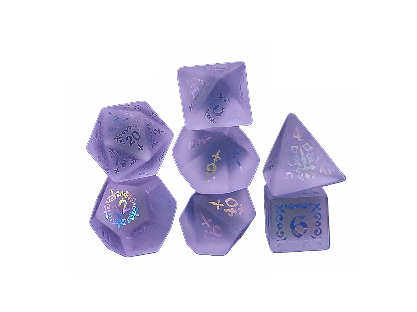 Level Up Dice - Shadow Masque Violet Crown Crystal - Good Games