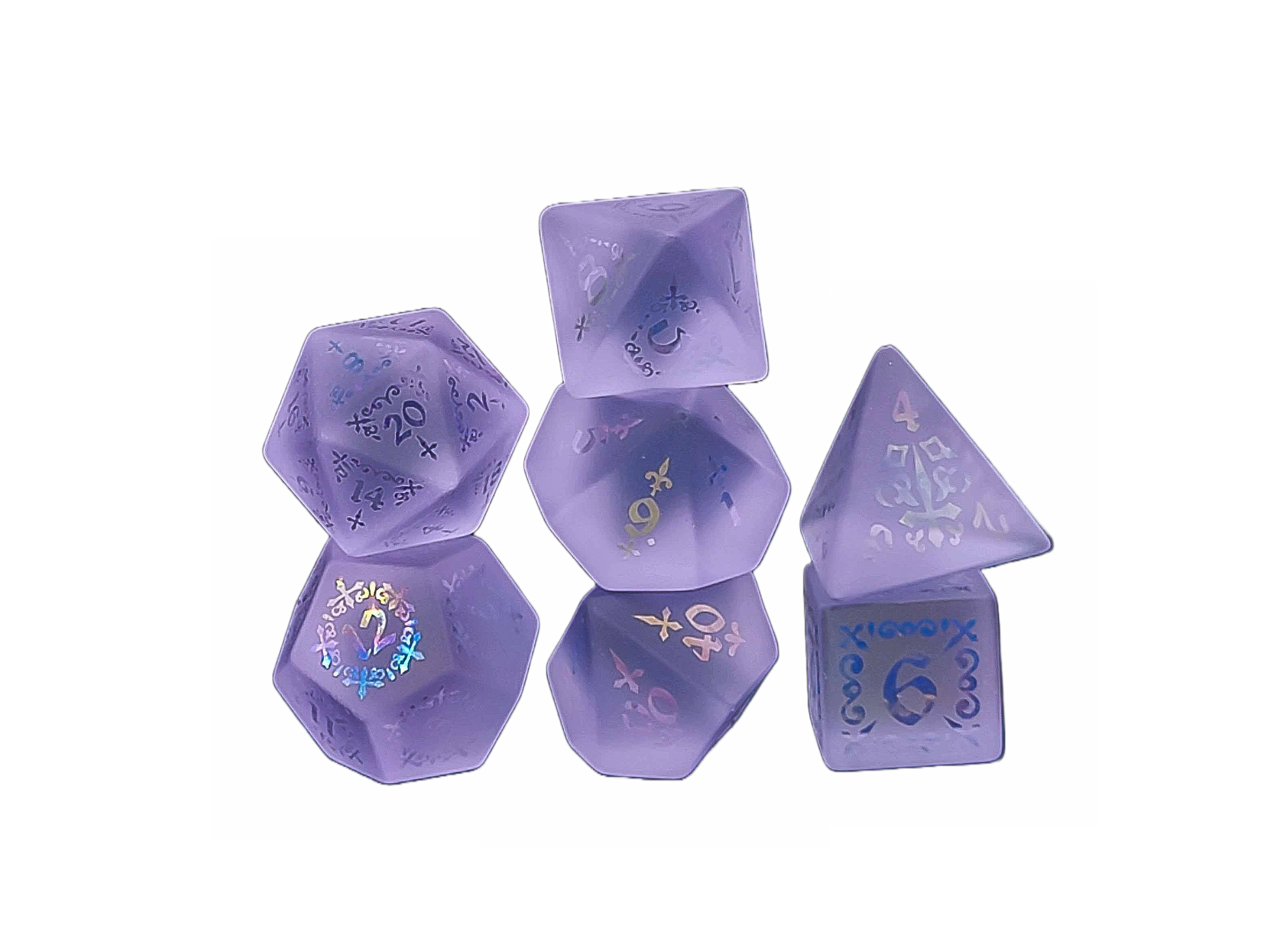 Level Up Dice - Shadow Masque Violet Crown Crystal - Good Games