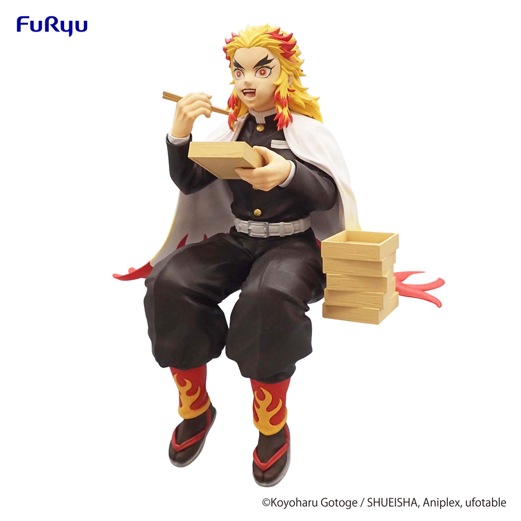 Demon Slayer Kimetsu no Yaiba Noodle Stopper Figure Rengoku Kyojuro - Good Games