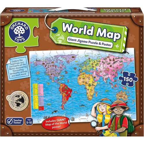 Orchard Toys - Map of the World - Good Games