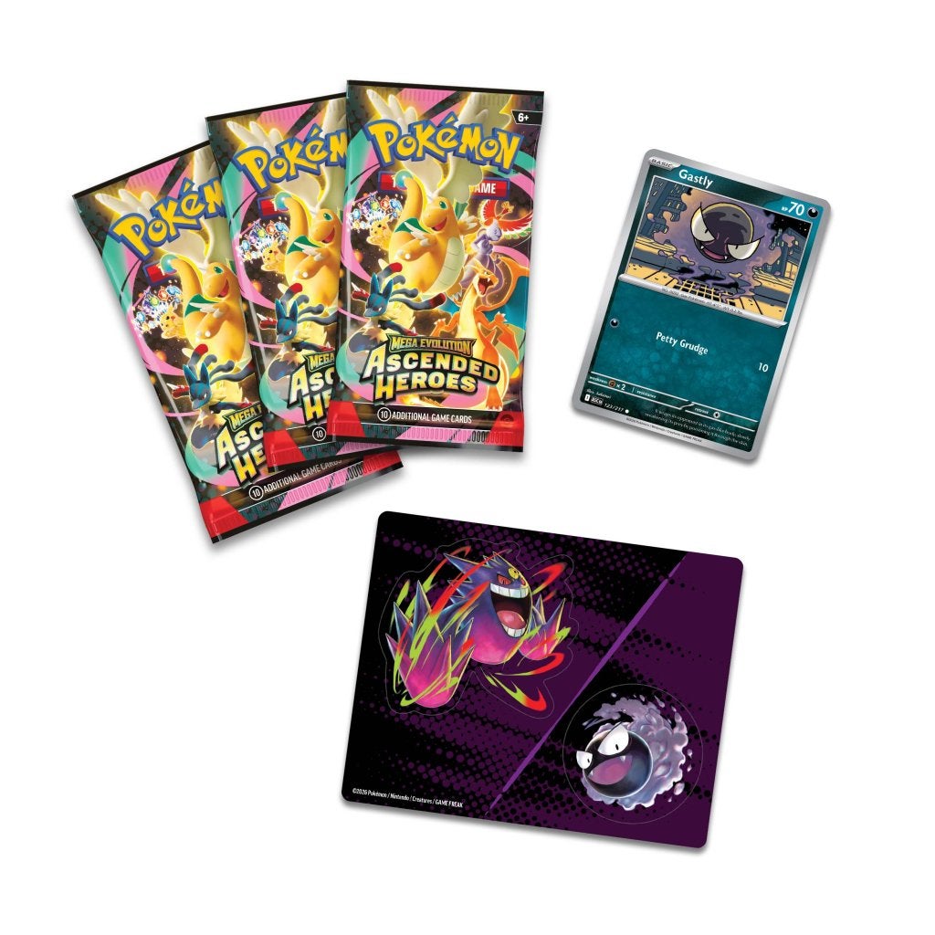 Pokemon TCG - Ascended Heroes Tech Sticker Collection - Gastly