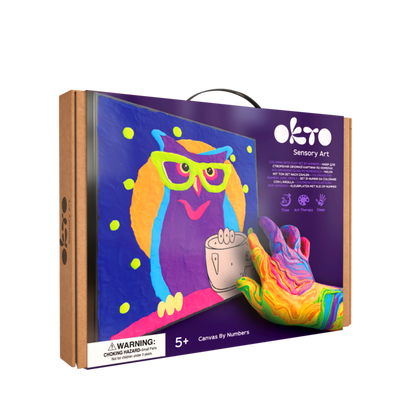 Owl Coloring with Clay Set 29cm x 29cm - Good Games