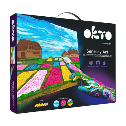 Sensory Art Creative Set Flower Beds In Holland 30cm x 40cm - Good Games