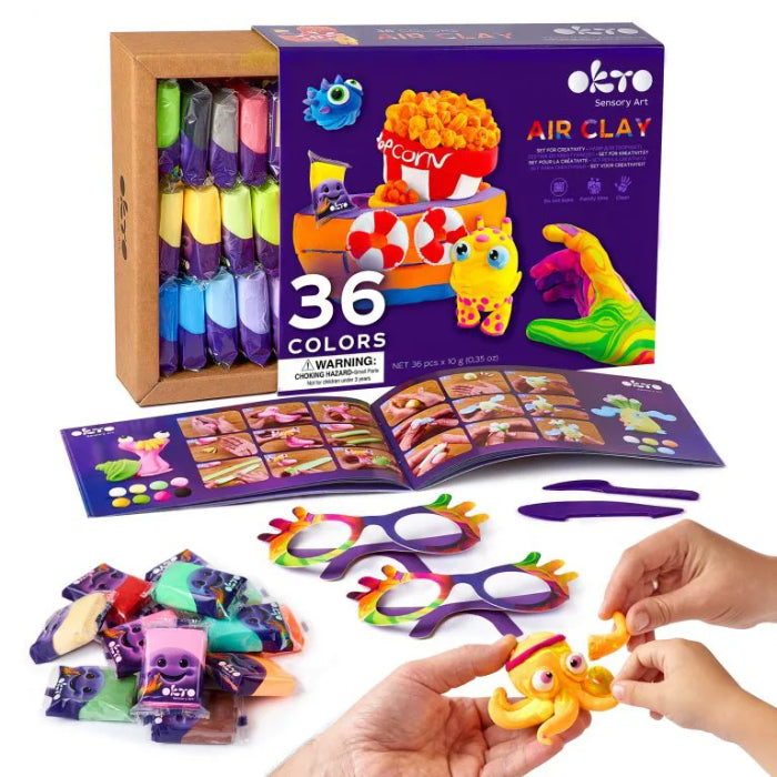 Sensory Art: 36 Colors Air Clay Creativity Set - Good Games
