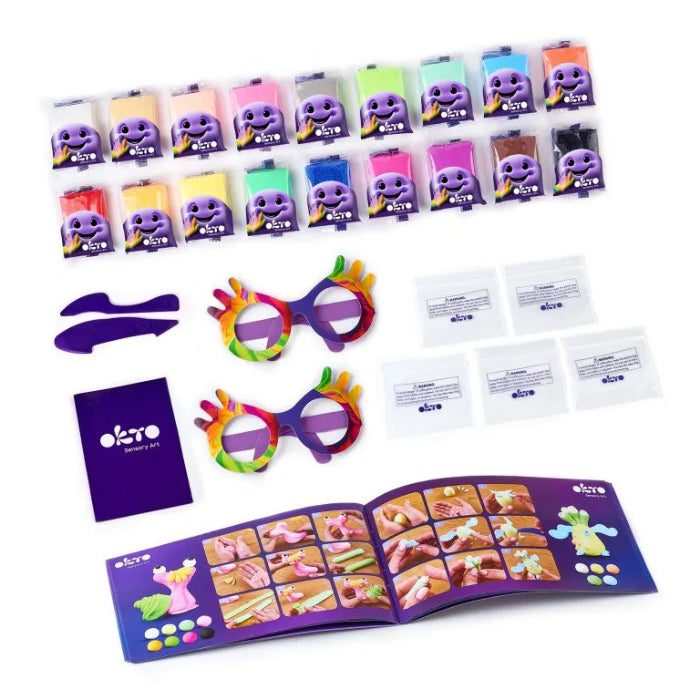 Sensory Art: 18 Colors Air Clay Creativity Set - Good Games