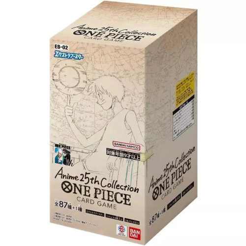 Japanese One Piece TCG EB-02 Anime 25th Collection Booster Box