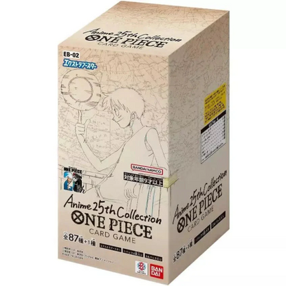 Japanese One Piece TCG EB-02 Anime 25th Collection Booster Box