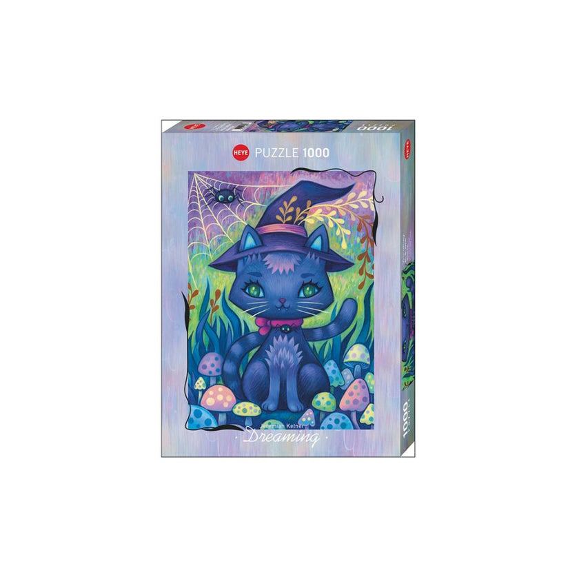 Heye - Dreaming Witch Cat 1000 Piece Jigsaw - Good Games