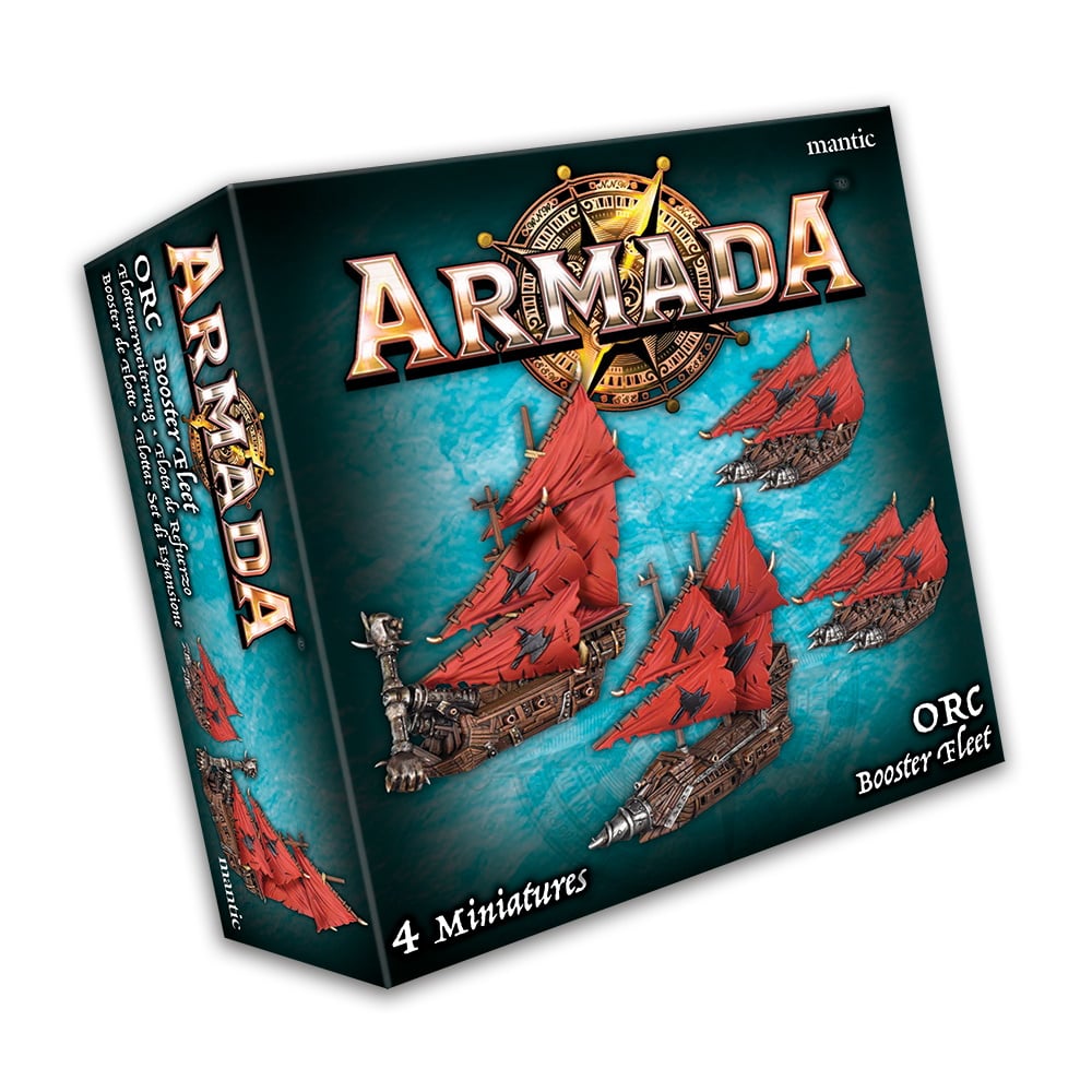 Armada Orc Booster Fleet miniature game box