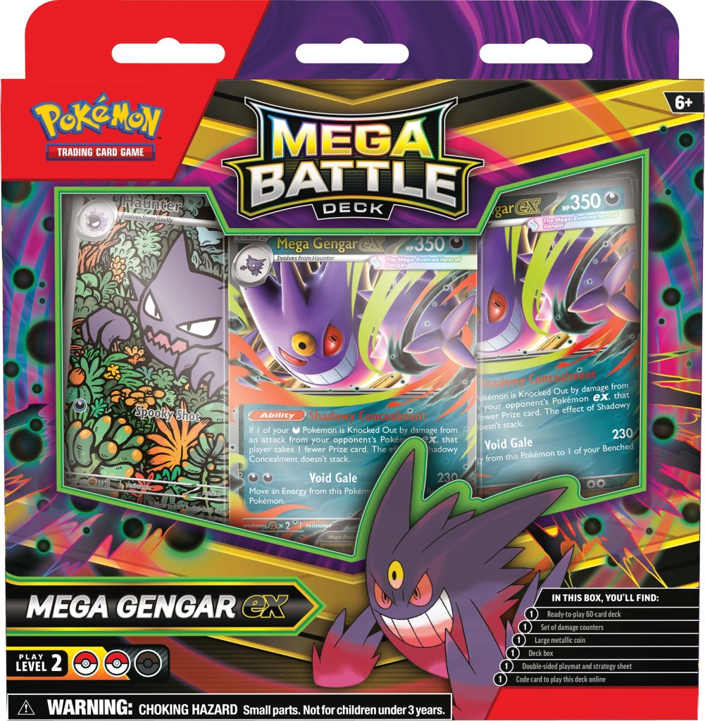 Pokémon TCG: Mega Battle Deck—Mega Gengar ex (Preorder)