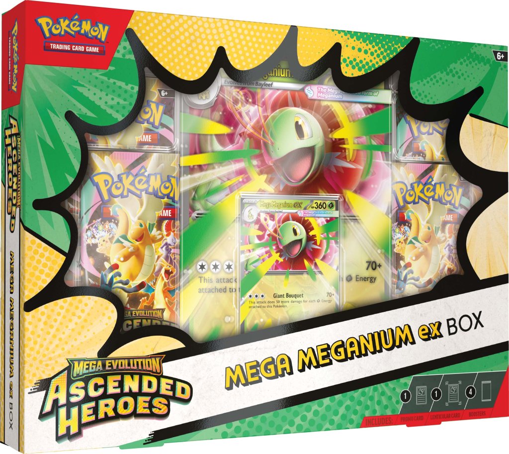 Pokemon TCG - Ascended Heroes Mega Ex Box - Mega Meganium Ex