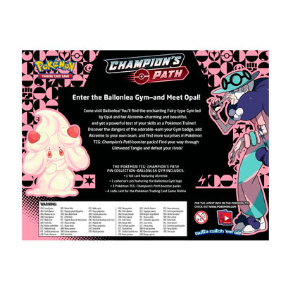 Pokemon TCG - Sword and Shield - Champions Path - Pin Collection - Ballonlea Gym