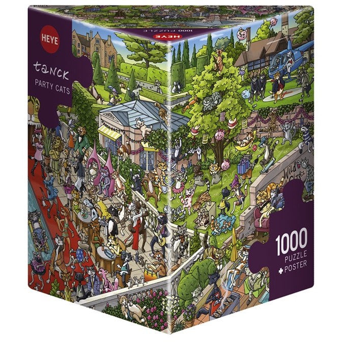 Heye - Tanck Party Cats 1000 Piece Jigsaw - Good Games
