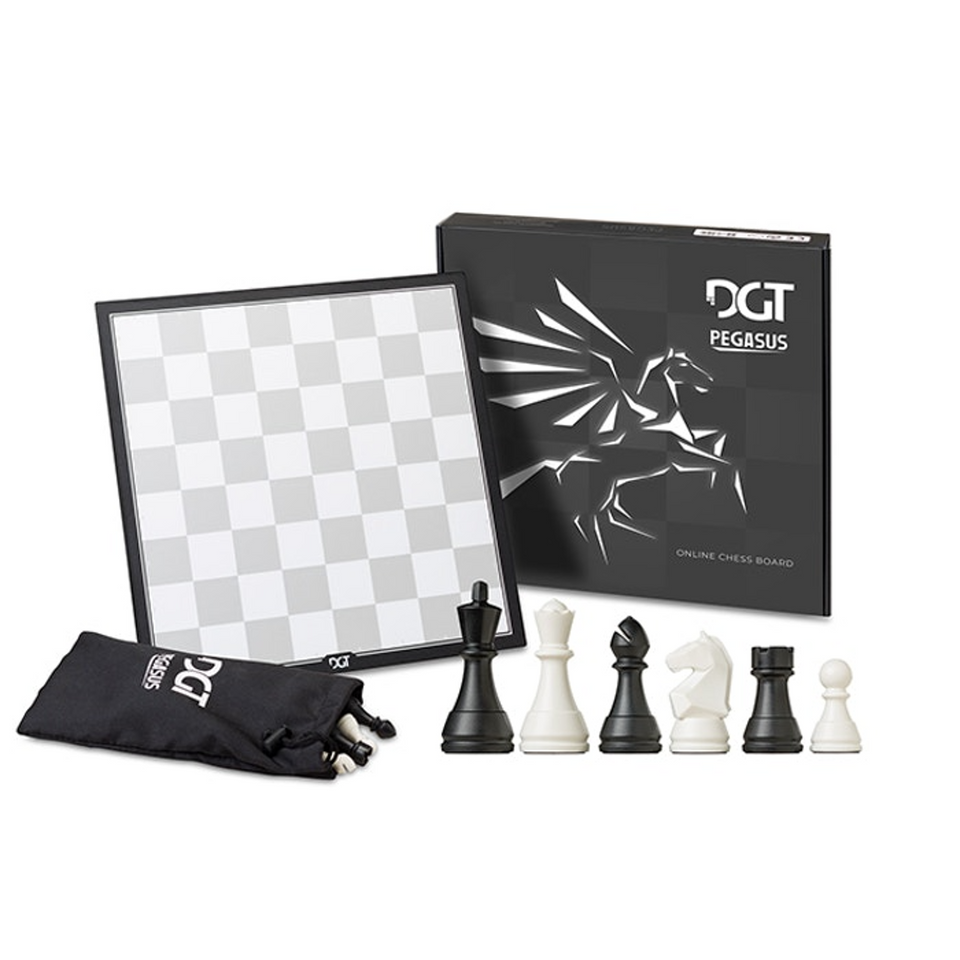 DGT Pegasus Chess Set (e-Board) Wireless Bluetooth with USB Charger - Good Games