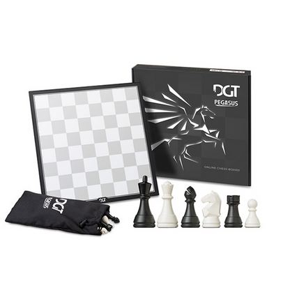 DGT Pegasus Chess Set (e-Board) Wireless Bluetooth with USB Charger - Good Games