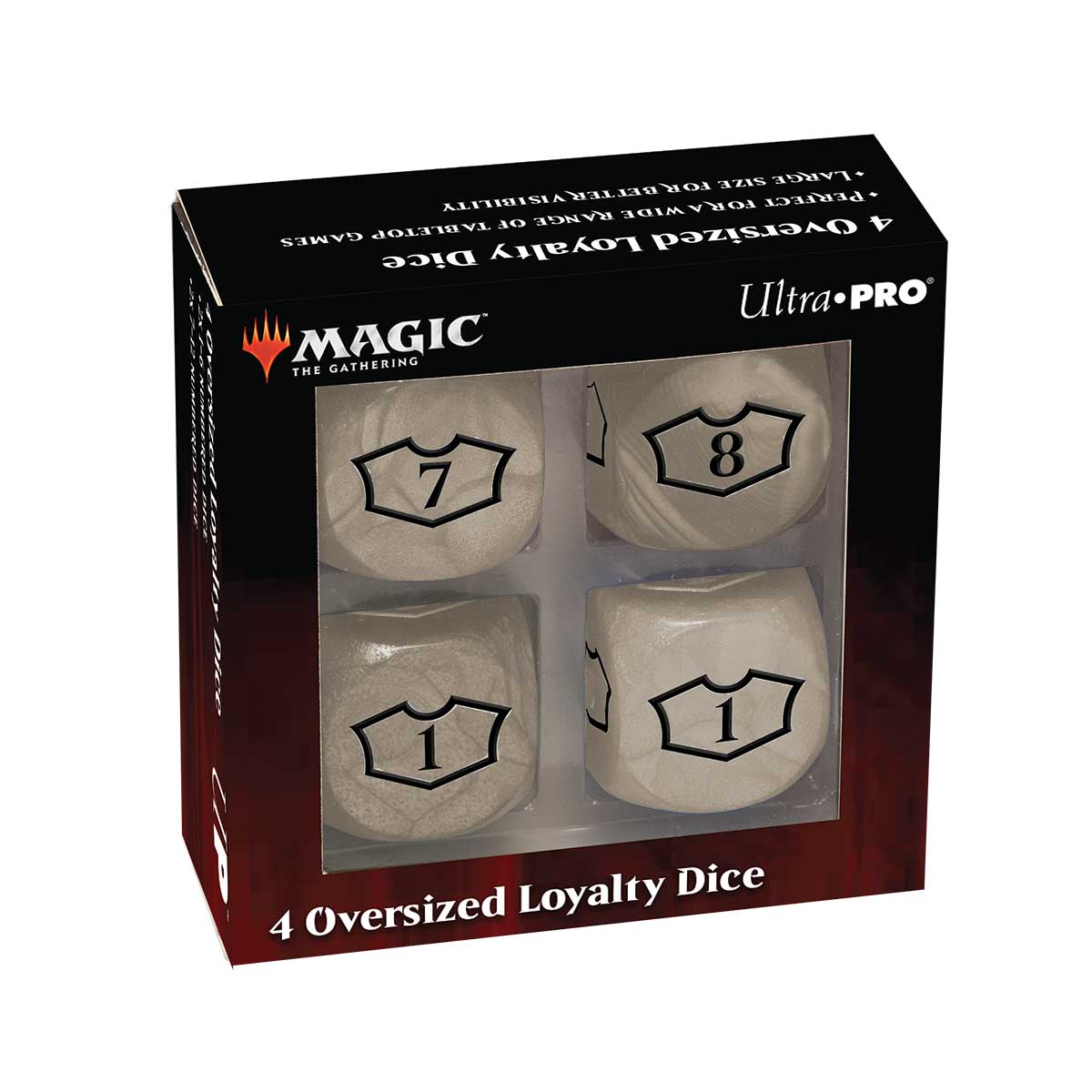 Ultra Pro: Deluxe 22MM Plains Loyalty Dice Set with 7-12