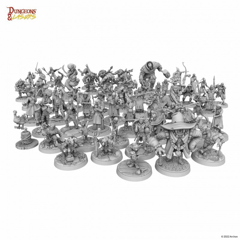 NPC Miniatures Pack - Dungeons and Lasers - Good Games