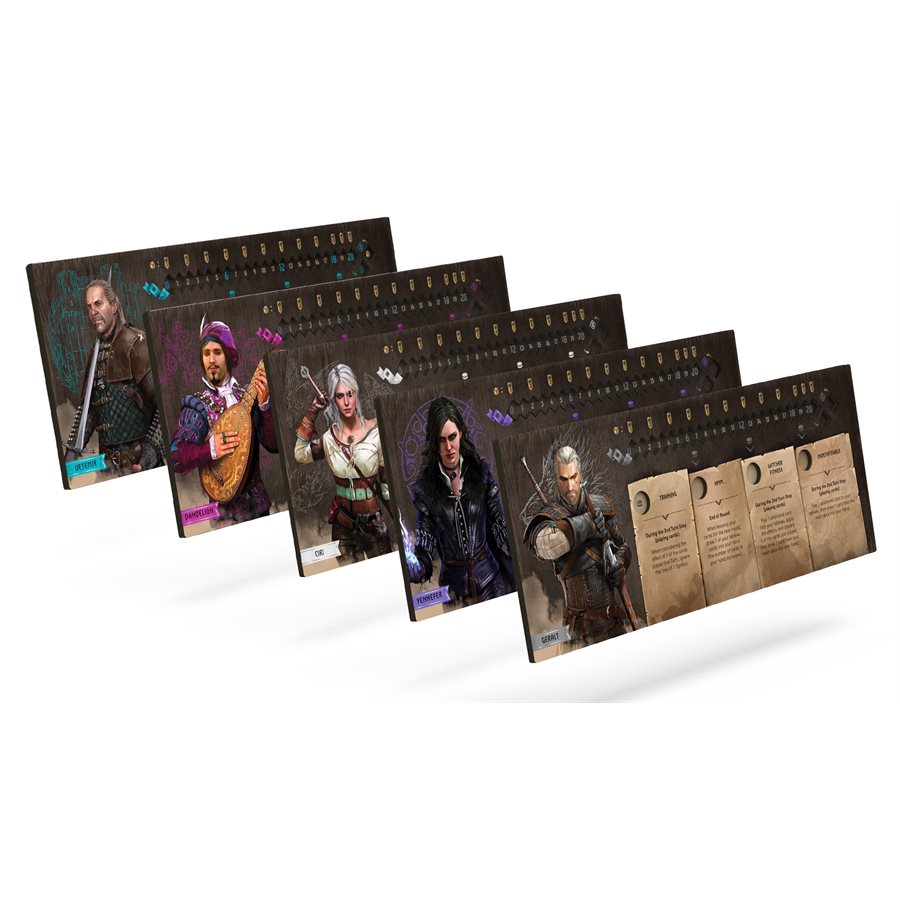 The Witcher: Path of Destiny Deluxe Edition additional components view